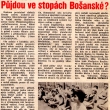 Zah�jen� �innosti odd�lu, 1981