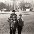 Eva Bachro�ov� s Ditou B. a Jitkou Nedb�lkovou na poh�rov�m z�vod� v Jihlav� 1985