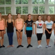 Hned na za��tku jsme si gymnastky srovnaly do lat�!