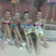 Dvojice (zleva): Karol�na Vostatkov�, Simona Tul�kov�, Lucie Beckov�, Lucie Bernasov�, Klokan 1.11.2014