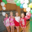 Chomutovské naděje nejmladší B a A, zleva: Adéla Čermáková, Adéla Poláchová, Lucie Becková a Karolína Bechyňová