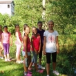 Ka�dou volnou chv�li jsme tr�vily u vody...