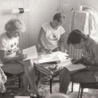 Soustředění Roudnice nad Labem 1986 - vše se dělalo na koleni