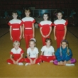 1994 - tréninková skupina zleva nahoře: Nina Bachroňová, Nikola H., Verča Suková, Lenka W., dole zleva: Jitka Bachorová, Míša P., Petra F. a Marta Novotná