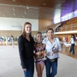 Kateina Chlebekov s trenrkami Ninou a Evou Bachroovou