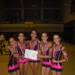 Spole�n� skladba nad�j� star��ch, zleva: Eli�ka Dvo��kov�, Michaela Nevolov�, Jacqueline Bernasov�, Kate�ina Chlebe�kov� a Karol�na Sm�tkov� obsadila druh� m�sto, Revent cup, Praha 6. 11.