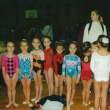 2000 - tréninková skupina zleva: Klára Tilcerová, Aneta Škorpilová, Lucka Vaňková, Klára M.