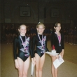 Ligov� stupn� v�t�z� - zleva Bohunka Hihl�nov�, Dana L. a �steck� Rita Kyralov�