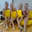 Spole�n� skladba IV. kategorie (zleva Jacqueline Bernasov�, Tereza �i�kov�, Lucie Bernasov�, Aneta �erm�kov�), �esk� poh�r, Mari�nsk� L�zn� 25. 10. 2015