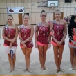 Spole�n� skladba IV. kategorie (zleva Aneta �erm�kov�, Lucie Bernasov�, Jacqueline Bernasov�, Tereza �i�kov�), Oblastn� p�ebor, Jablonec nad Nisou 15. 11. 2015