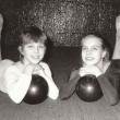 Dita Bachro�ov� s Jitkou Nedb�lkovou 1988