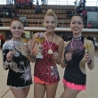 Závodnice V. kategorie si rozebraly všechny tři medaile (zleva Aneta Čermáková, Tereza Žižková, Jacqueline Bernasová), Chomutovský pohár, 1. 5. 2016
