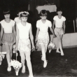 1986 vystoupen� Parapl��ka: zleva V. Nedb�lkov�, Dita, Lenka Beranov�, Mark�ta E.